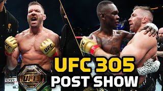 UFC 305 Du Plessis vs Adesanya LIVE PostFight Show  MMA Fighting [upl. by Hcra819]