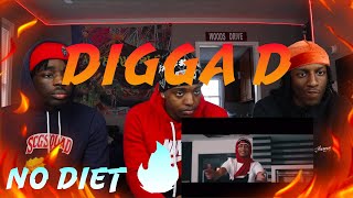 AMERICANS REACT Digga D  No Diet ❌🥤 Music Video [upl. by Gnues]