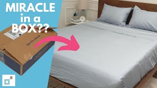 Miracle Sheets Unboxing  Antimicrobial Sheets [upl. by Eeram]