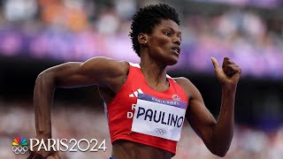 Marileidy Paulino LEADS THE PACK to win 400m in Olympic record  Paris Olympics  NBC Sports [upl. by Jotham]