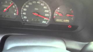 volvo s40 20tauto top speed 262kmh [upl. by Iridissa]