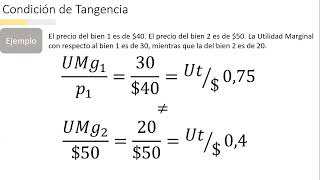 MICROECONOMÍA I  Teoría del Consumidor Maximización de la Utilidad  Tangencia  Parte II [upl. by Ahsaeit936]