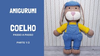 Amigurumi Coelho  Passo a Passo l Coelho da Páscoa Fácil de Crochê l Parte 12 [upl. by Saks]