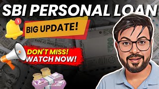 SBI PERSONAL LOAN 2024 BIG UPDATE [upl. by Lavella]