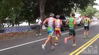 Pro Men Running 2013 Hawaii Ironman Kona [upl. by Iiette834]