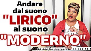 Andare dal suono quotliricoquot al suono quotmistoquot del canto moderno  Cheryl Porter vocal coach [upl. by Jennica138]