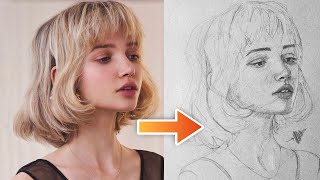 The Ultimate Guide to Drawing Perfect Portraits by loomis method [upl. by Ahsauqal]