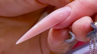 Perfectly Sculptured Acrylic Stiletto Nails  Naio Nails Tutorial [upl. by Burrow111]