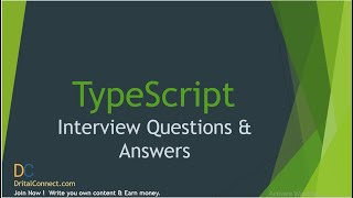 Top 50 TypeScript Interview Questions amp Answers for 2021 [upl. by Blodgett]