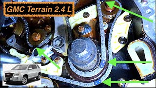 GMC Terrain 24  Timing amp Balance Chain Replacement  Step by step [upl. by Cyler875]