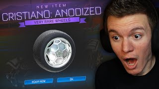 NEW CRISTIANO ANODIZED WHEELS IN ROCKET LEAGUE [upl. by Fifi369]