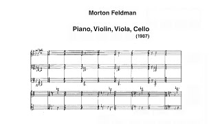 Feldman Piano Violin Viola Cello Quartetto Klimt [upl. by Nata]