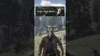 ALL LEGENDARY MASKS Location rdr2 gaming funny shorts [upl. by Curzon]