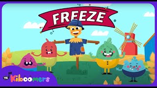 Fall Freeze Dance  The Kiboomers Preschool Movement Songs for Circle Time [upl. by Flanagan580]