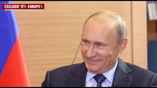 Linterview de Vladimir Poutine avec JeanPierre Elkabbach sur Europe 1 et TF1 en 2014 archives [upl. by Lanrev641]