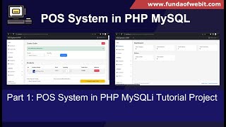 POS System in PHP MySQL Part 1  Overview of POS System in PHP MySQLi Project Tutorial [upl. by Enavi]