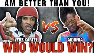 Vybz Kartel VS Aidonia  Who Is The Better LYRICIST [upl. by Dyanne]