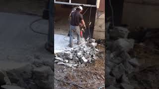 Hilti ile beton kırma beton kırma işi Perde beton kırımı [upl. by Aikemahs]