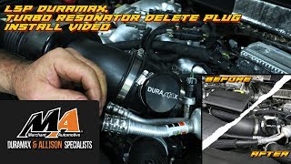 Mechanics Minute L5P Duramax Turbo Resonator Delete Plug Install [upl. by Marena542]