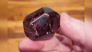 Polished Almandine Garnet [upl. by Aggappora993]