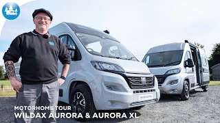 Motorhome Tour WildAx Aurora amp Aurora XL  A Compact Camper That Has a Garage amp Fixed Bed [upl. by Apple570]