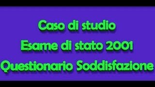 Corso Progettazione DB ITA 12  un caso di studio Esame di Stato Informatica 2001  prima parte [upl. by Hendry]