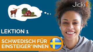 🇸🇪 Schwedisch lernen für Anfängerinnen Einsteiger Lektion 1 [upl. by Eugirne]