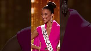 Miss Universe Dominican Republic Preliminary Evening Gown 71st MISS UNIVERSE [upl. by Lonier]