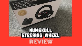 NUMSKULL F1RACING STEERING WHEEL REVIEW [upl. by Isla]