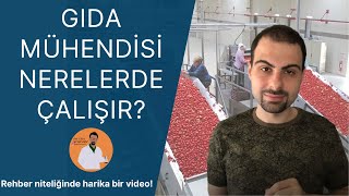 GIDA MÜHENDİSİ NERELERDE ÇALIŞIR NE İŞ YAPAR [upl. by Euqinna]