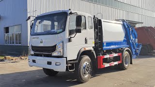 Sinotruk Refuse Compactor Vehicle 8000L [upl. by Ellessig]