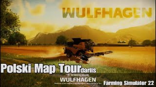 Wulfhagen Polski Map Tour 4K konsole Farming Simulator 22PS5 [upl. by Eibber]