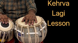 Learn Kehrva Lagi Variations Utahan Tihaee Tabla lesson Keherwa [upl. by Margi]