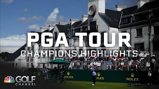 PGA Tour Champions Highlights The Senior Open Championship 2024 Round 3  Golf Channel [upl. by Enak260]