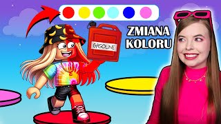 WYBIERZ DOBRY KOLOR ABY PRZEJŚĆ OBBY ❤️💛💙 Roblox Easy Color Switch Obby [upl. by Etessil575]