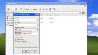 How to Format a Hard Drive in Windows XP [upl. by Marcile]