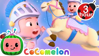 Lord JJs Fantasy Pony Ride 🎠 CoComelon Nursery Rhymes and Kids Songs  3 HOURS  After School Club [upl. by Anyalram]