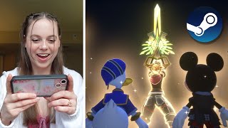 Reacting to the Kingdom Hearts STEAM TRAILER [upl. by Erodisi]