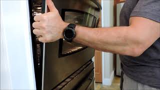 How To Remove and Reinstall Oven Door Easy [upl. by Annhoj]