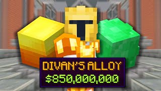 will I finally drop DIVANS ALLOY hypixel skyblock 850m [upl. by Elpmid685]