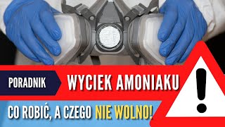 Amoniakalna instalacja chłodnicza  wyciek amoniaku  na co zwracać uwagę co robić a czego nie [upl. by Laryssa]