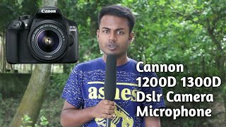 Cannon 1200D 1300D dslr Camera Microphone [upl. by Alexander]