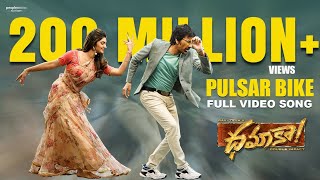 Pulsar Bike Full Video Song  Dhamaka  Ravi Teja  Sreeleela  Thrinadha Rao  Bheems Ceciroleo [upl. by Patrizio340]