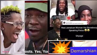 😄 Stonebwoy Goes Viral for Speaking Jamaican Patois Better Than Shatta Wale The Dancehall King [upl. by Geoffry996]