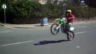 KX450F Power Wheelie Deon Strydom [upl. by Assilem]