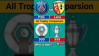 PSG Vs Lens All Trophy Comparsion shorts psg lens iconiccompare football psgvslens [upl. by Pelmas977]