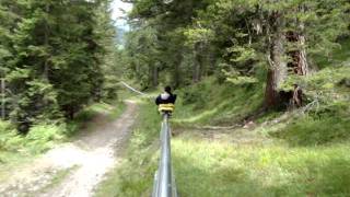 Sommerrodelbahn  Mountain Coaster in Mieders Stubaital [upl. by Iredale]