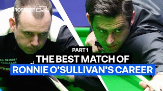 When Ronnie O’Sullivan stunned Mark Williams  Part 1  Classic Matches  Eurosport Snooker [upl. by Arrim]