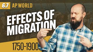 The EFFECTS of MIGRATION Explained AP World History Review—Unit 6 Topic 7 [upl. by Blainey]