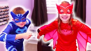 ¡Héroes al rescate  Héroes en pijamas en la vida real  PJ Masks Español Latino [upl. by Nottnerb]